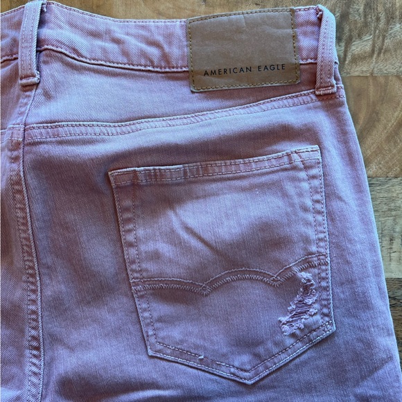 Mauve / Pink Distressed Next Level Flex Skinny Jeans - Picture 7 of 11